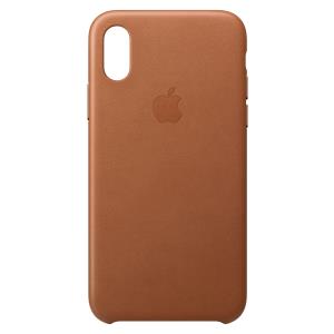 iPhone Xs - Leather Case - Saddle Brown