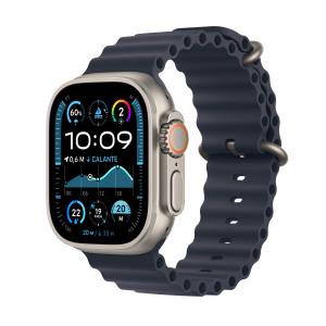 Watch Ultra 2 Gps + Cellular 49mm Natural Titanium Case With Navy Ocean Band (MX4D3QA/A)
