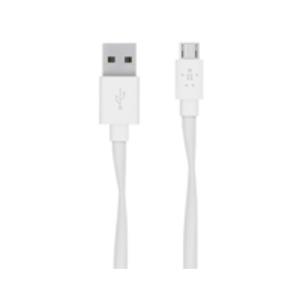 1m Flat USB Micro-USB Cable-white