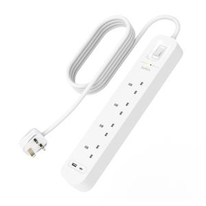 Surge Protection With USB C 4 Outlet