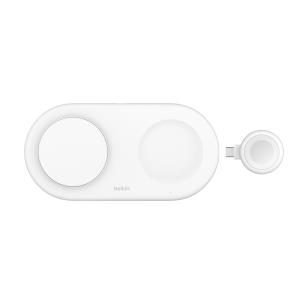Boost Charge Pro 3in1 Qi2 15w Magnetic Charging Pad White