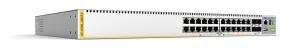 L3 Stackable Switch- 24x 10/100/1000-T-4x SFP+ Ports and dual fixed PSU- EU Power Cord