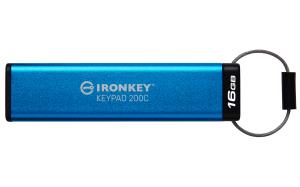 Ironkey Keypad 200c - 16GB USB Stick - USB 3.2 / USB-c - FIPS 140-3 Level 3 (pending) - Aes 256-bit Encrypted