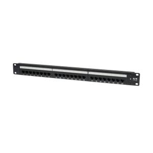 24-PORT 1U CAT6/CAT5 PATCH PANEL