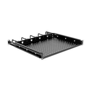 CANTILEVERED STEEL RACK SHELF 1U RACK VENTED 23 KG CAPACITY