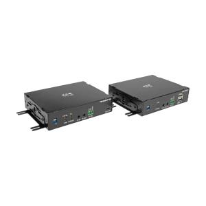 TRIPP LITE DisplayPort over Fiber Extender Kit - 4K @ 30 Hz, RS-232, IR, USB, Duplex Singlemode LC, 10km., TAA