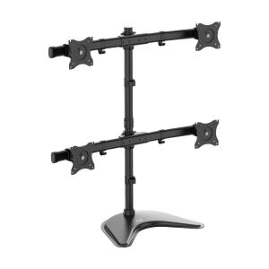 TRIPP LITE Quad-Display Desktop Monitor Stand for 13in to 27in Flat-Screen Displays