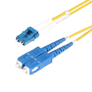 Fiber Optic Cable - Lc/sc Single Mode Os2/upc/duplex/lszh - 2m