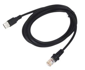 Cable USB Type A Pot Coil 2.4m