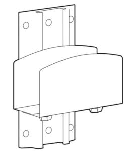 Accessory Medium Pc Mount For Lx Pro Wall System - White