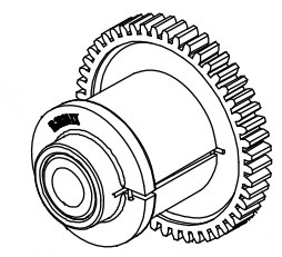 Clutch Assembly Media Hub H/i/m Class 2pk (dpr15-2802-41)