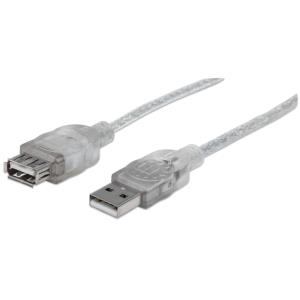 USB 2.0 A To A Extension 3m Silver