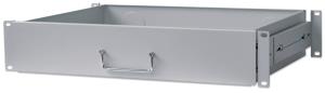 Drawer Shelf 19in 2u 350 Mm Depth Grey