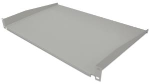 Cantilever Shelf 19in Grey 1u 2-point Front Mount 350mm