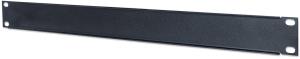 Blank Panel - 19in - 1U - Metal - Black