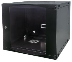 Wallmount Cabinet - 19in - 15U - Double Section - 450mm - Flatpack - Black