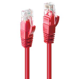 Network Cable - CAT6 - U/utp - Snagless - 2m - Red