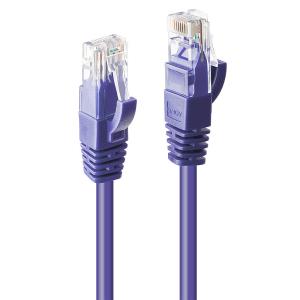 Network Patch Cable - CAT6 - U/utp - Snagless - Gigabit Purple - 1m