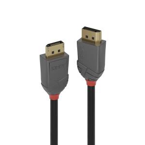 Cable - DisplayPort 1.4 Male To Male - Anthraline - Black - 50cm