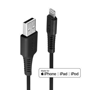 Charge And Sync Cable - USB To Lightning - Black - 2m