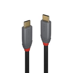 Cable - USB3.1 Type C Male To Type C Male - Anthraline - 50cm - Black
