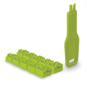 Rj-45 Port Blockers - Pack Of 10 Green