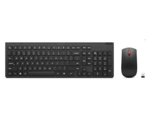 Essential Wireless Combo Keyboard & Mouse Gen2 Black - Qwerty US with Euro symbol