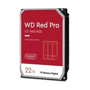 NAS Hard Drive - WD Red Pro WD221KFGX - 22TB - SATA 6Gb/s - 3.5in - 7200rpm - 512MB Buffer