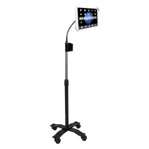 Compact Security Gooseneck Floor Stand For 7-13 In Tablet