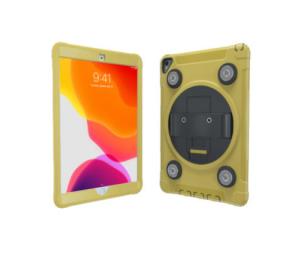 Magnetic Splash-proof Case With Metal Mountng Plate For iPad Yellow