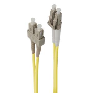 Fiber Optic Cable LC-SC Single Duplex LSZH 3m