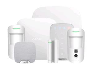 Ajax Kit 3 Cam Plus Dd House With Keypad (8pd) - White